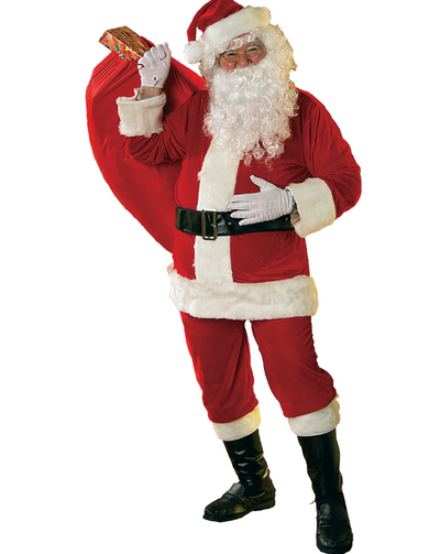 Santa Suit Fur Adult Costume
