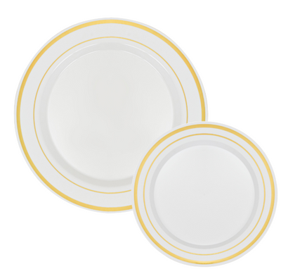 Disposable Deluxe Plate Set 50pc/set