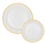 Disposable Deluxe Plate Set 50pc/set