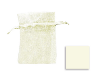 ORGANZA SHEER BAGS 5" X 6.5" - 12PCS PACK