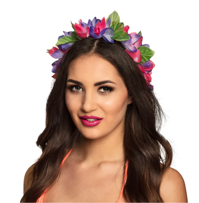 Diadema Hula con Flor Hibiscus – 6 in