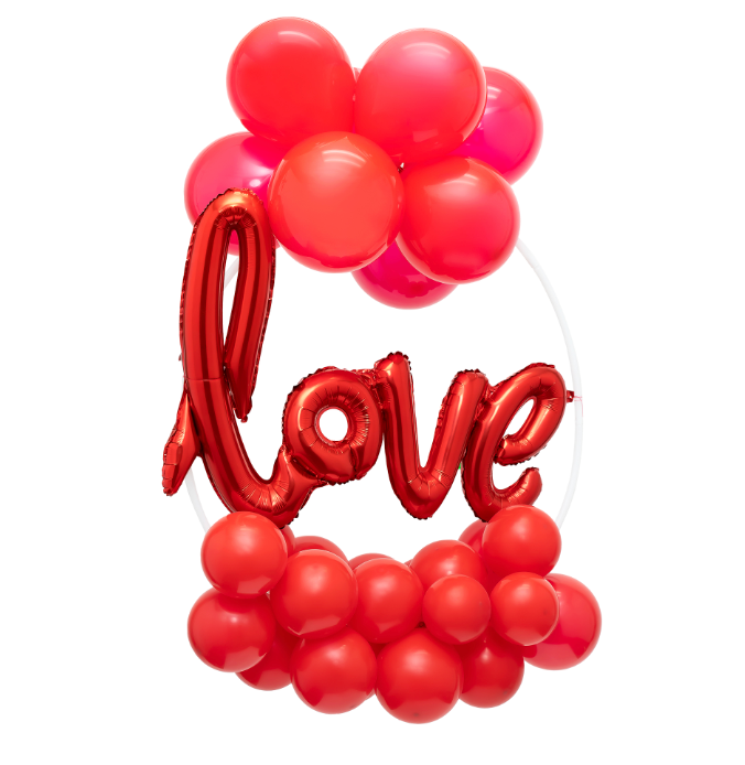 Balloon Hoop Kit Love (x1u)