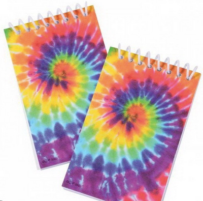 Tie Dye Notebooks