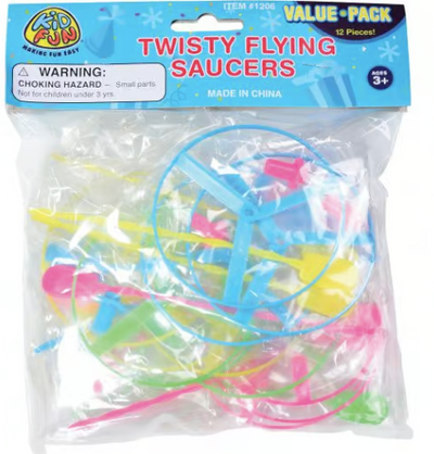 Twisty Flying Saucers