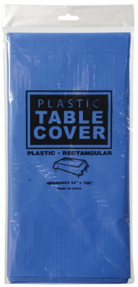 Plastic Table Cover Dark Blue