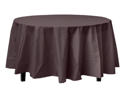 Plastic Table Cover Brown