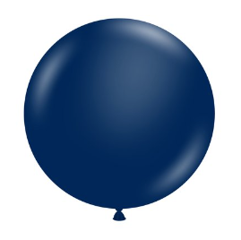 Tuftex Balloons 24" Metallic Midnight Blue pqt de 3