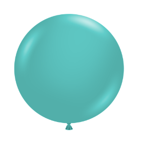 Tuftex Balloons 24" Teal pqt 3