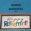 Officially Retired Horizontal Giant Sign Banner (x1u)
