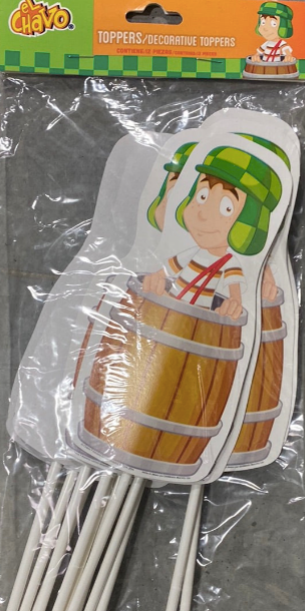 El Chavo del 8 Topper Decorativo (x12u)