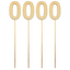 Wood Number with Stick 4” (x4u)
