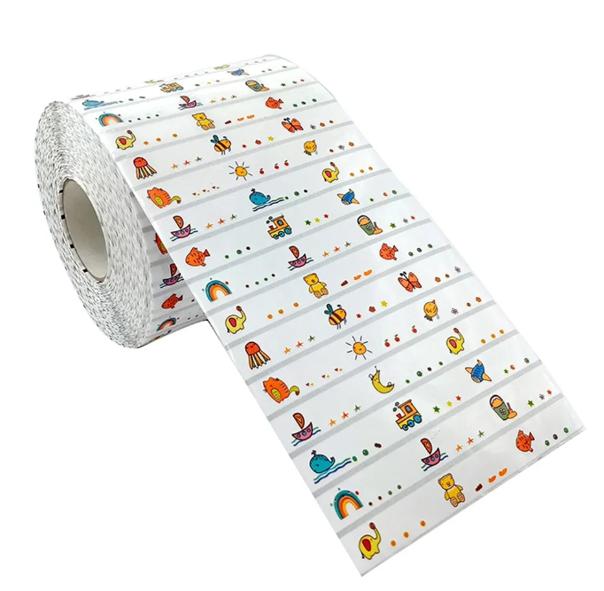 Sticker Nombre en Blanco/Blank Name - Plancha 24 unidades