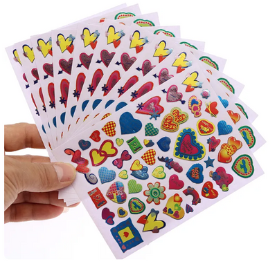 Plancha de Stickers x 10 Unidades