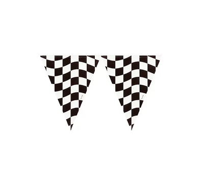 Banderín BLACK & WHITE CHECK FLAG BNNR