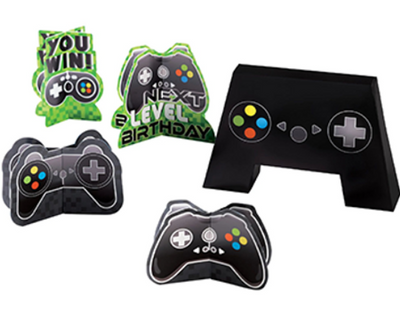 GAMER LEVEL UP CENTERPIECE DECOR KIT