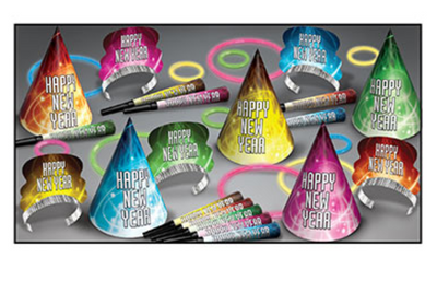 Kit New Year Glow Asst for 10