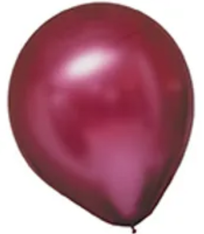 11" SL LATEX 100CT POMEGRANATE