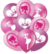 Globos Barbie Pelicula x 18 Unidades