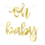 Oh Baby Gold Shower Banner (x1u)