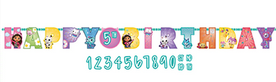 Gabby's Dollhouse Jumbo Add-An-Age Banner