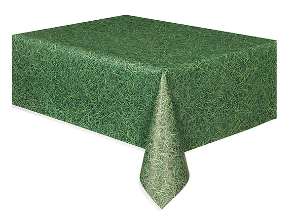 TEXTURE GREEN GRASS TABLECOVER 54" X 108"