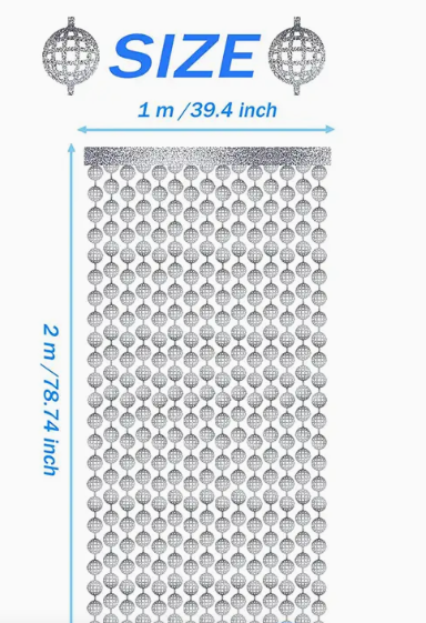 Disco Foil Cortina X Unidad (3 x 6 ft)