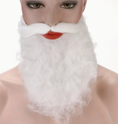 Barba Blanca Estilo Papá Noel