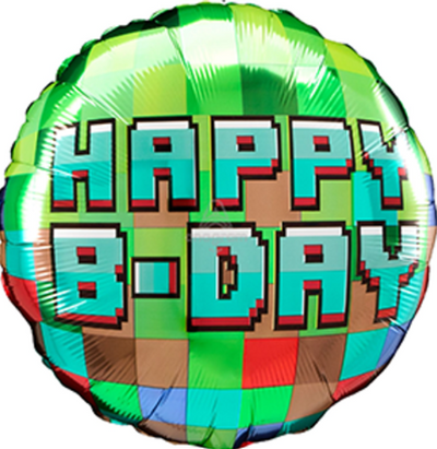 Minecraft Foil Balloon 18”