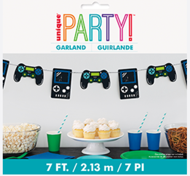 Gamer Birthday Garland