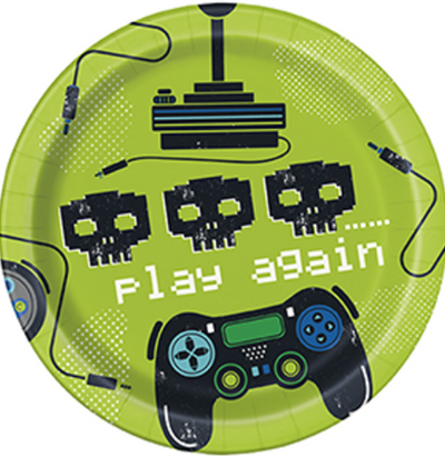 GAMER BIRTHDAY PLATES