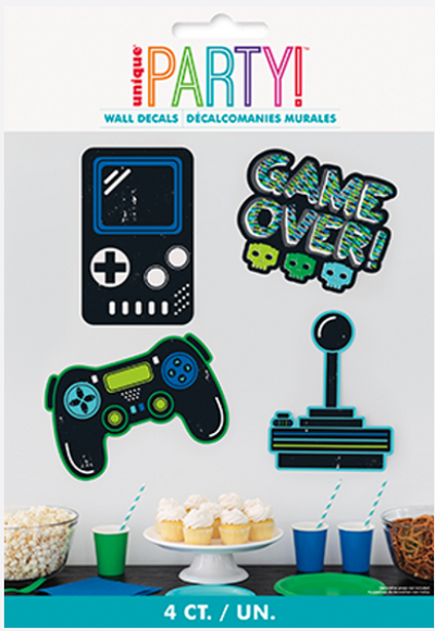 GAMER BIRTHDAY WALL DECALS