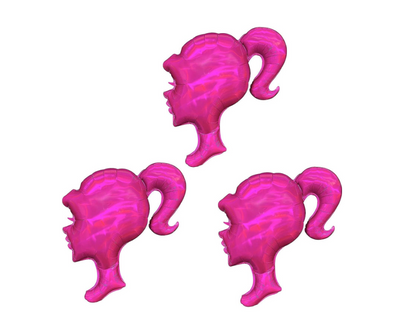 Globo Barbie Cara Rosa