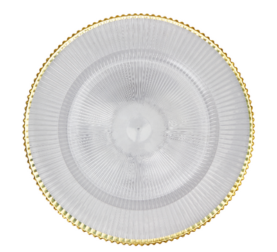Plato plástico 13” - Gold