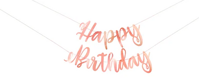 ROSE GOLD SCRIP HBD BANNER