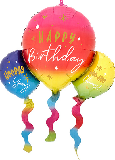 SUPER SHAPE BIRTHDAY FUN BALLOONS