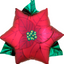 LRG SHP SATIN POINSETTIA (pascua)