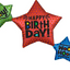 LRG SHP STAR TRIO BIRTHDAY