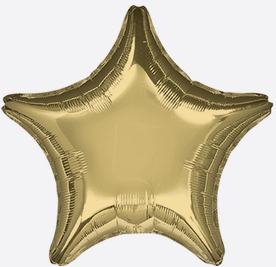 19" WHITE GOLD STAR