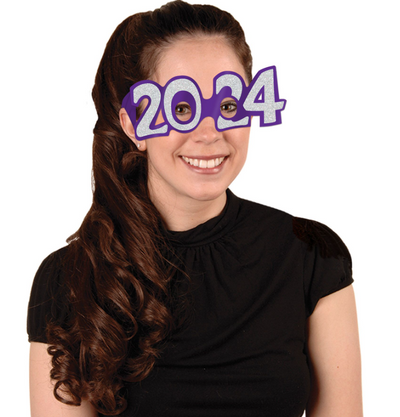 2024 Glittered Foil Eyeglasses