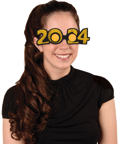 2024 Glittered Plastic Eyeglasses