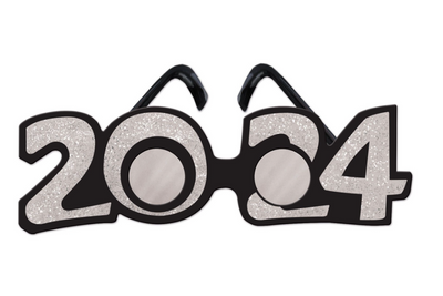2024 Glittered Plastic Eyeglasses