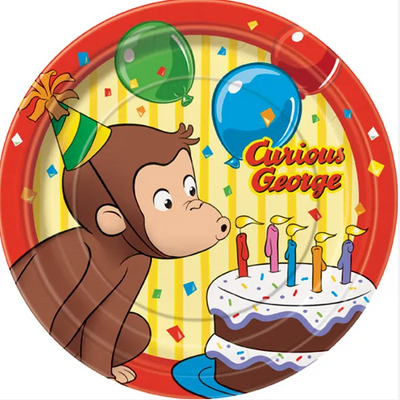 CUR GEORGE ANIMATED PLATES