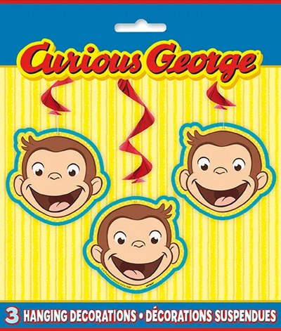 CURIOUS GEORGE  HAGING SWIRLS
