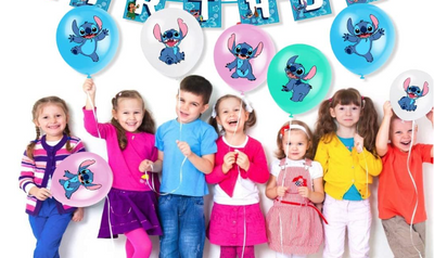 Globos Latex Stitch Pack 16 Unidades