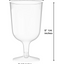 Copas de Vino x 25 Unidades