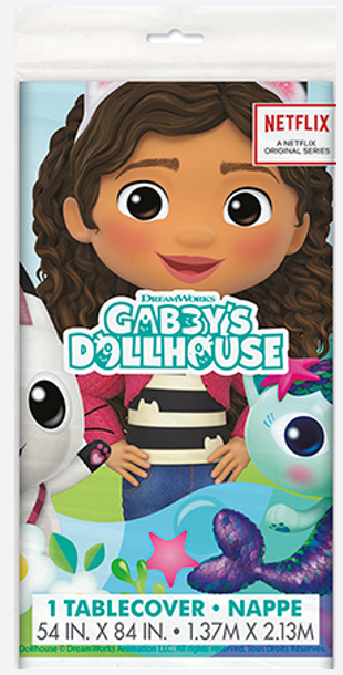 GABBY'S DOLLHOUSE TABLECOVER