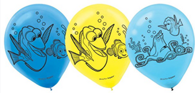 FINDING DORY LATEX BALLOONS