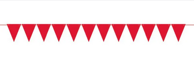 Mini Pennant Banner Red