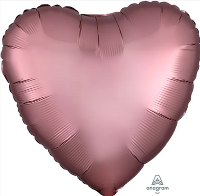18" H SATIN LUXE ROSE COPPER