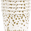 Vasos Gold Confetti 9oz (x8u)